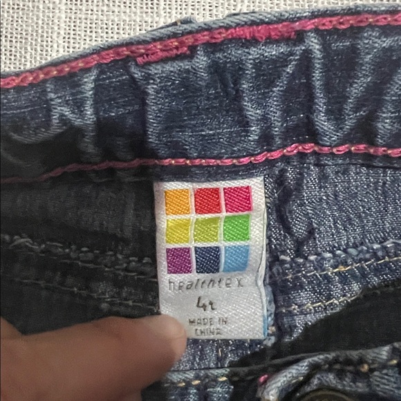 Girls denim jeans set of 2 - Picture 3 of 5